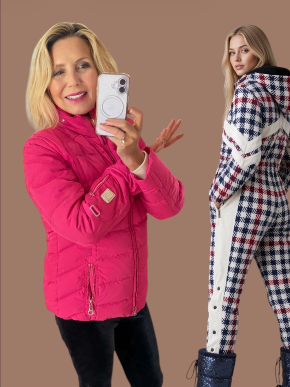 Bogner Pink Puffer Jacket